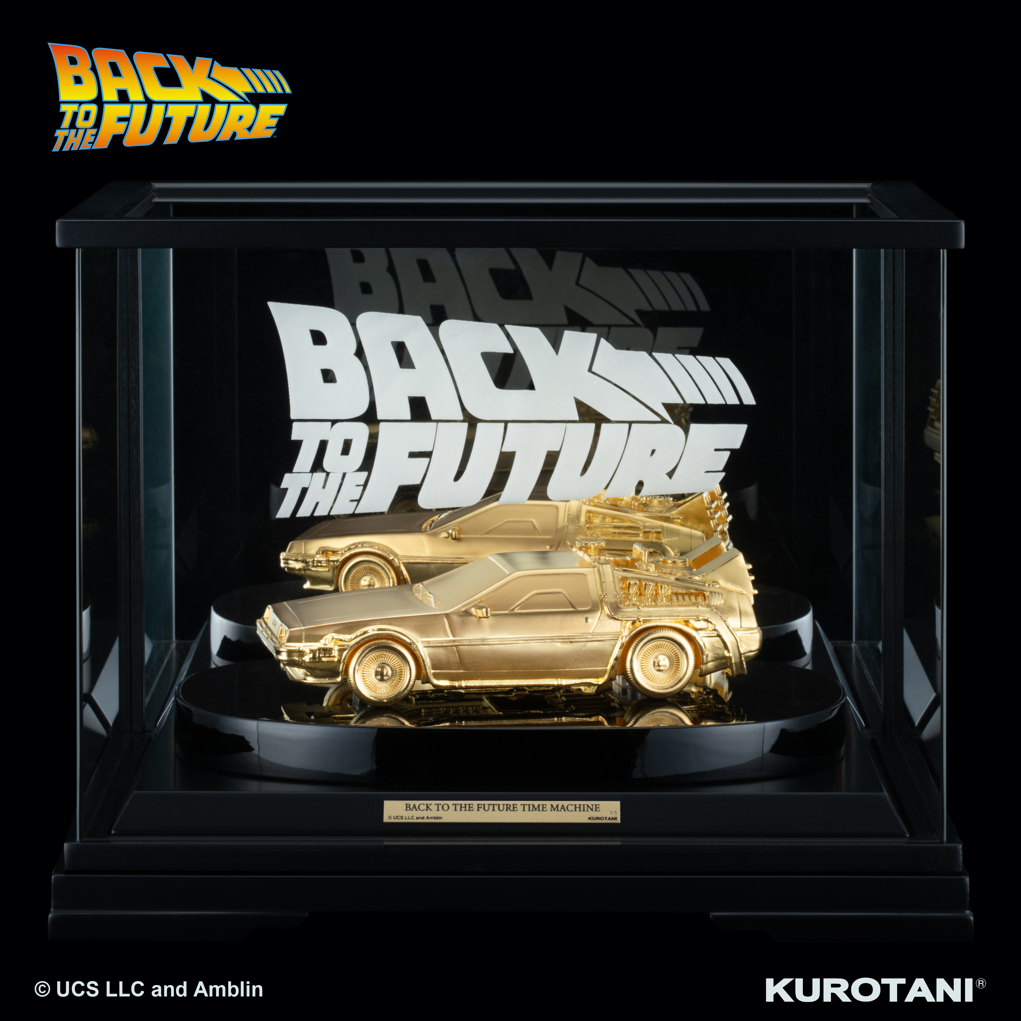  純金 　バック・トゥ・ザ・フューチャー　タイムマシーン(大)【限定5点】