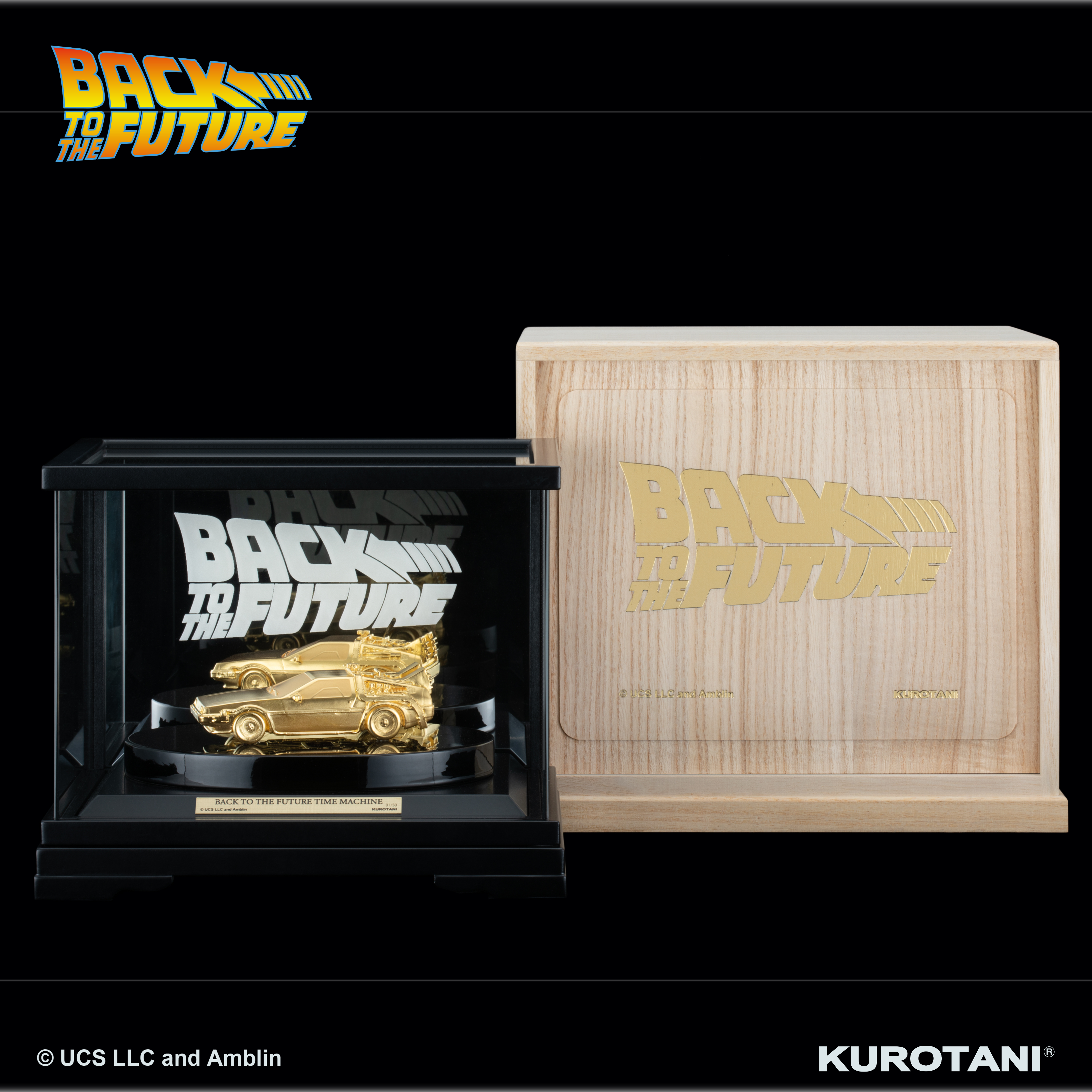 純金 　バック・トゥ・ザ・フューチャー　タイムマシーン(中)【限定50点】