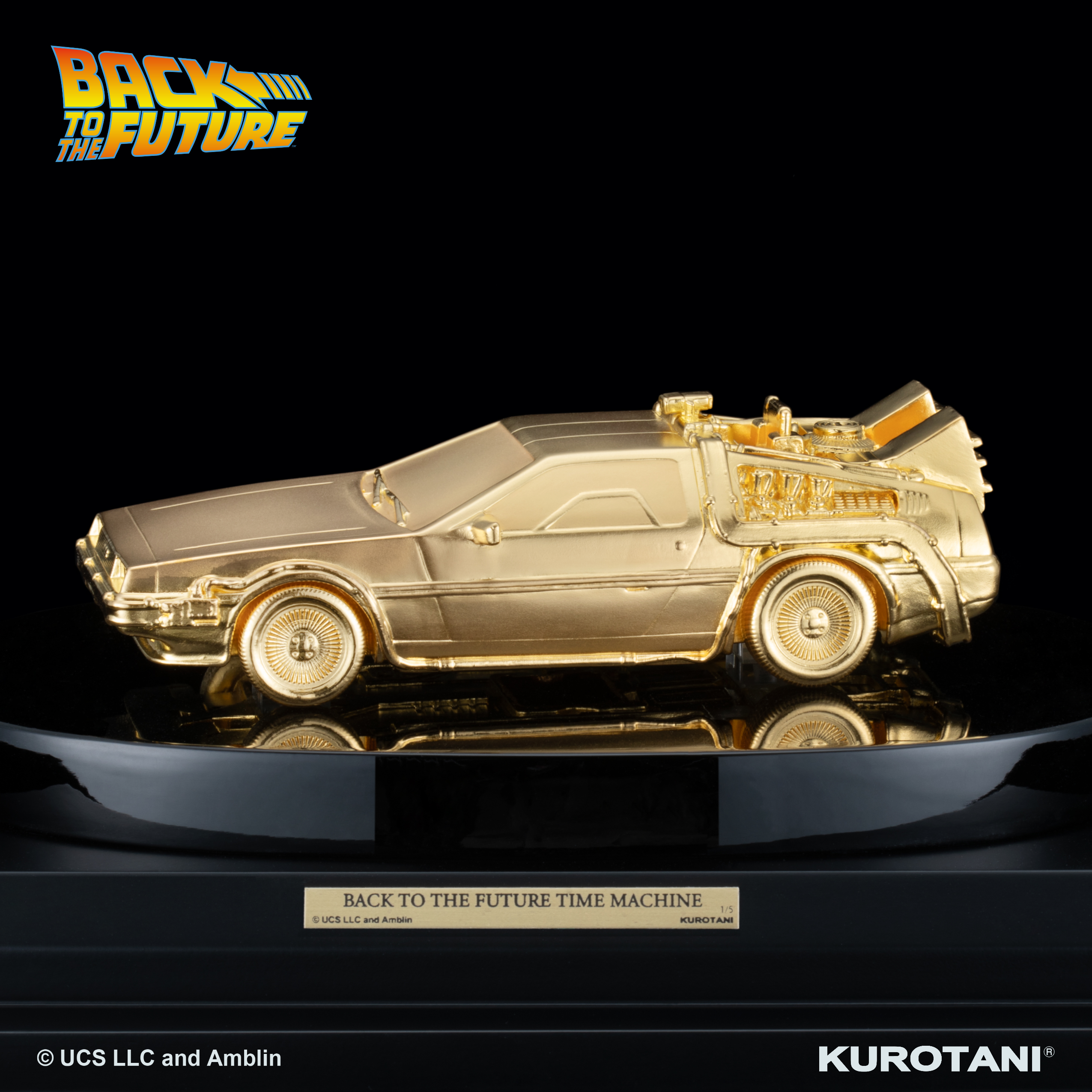  純金 　バック・トゥ・ザ・フューチャー　タイムマシーン(大)【限定5点】