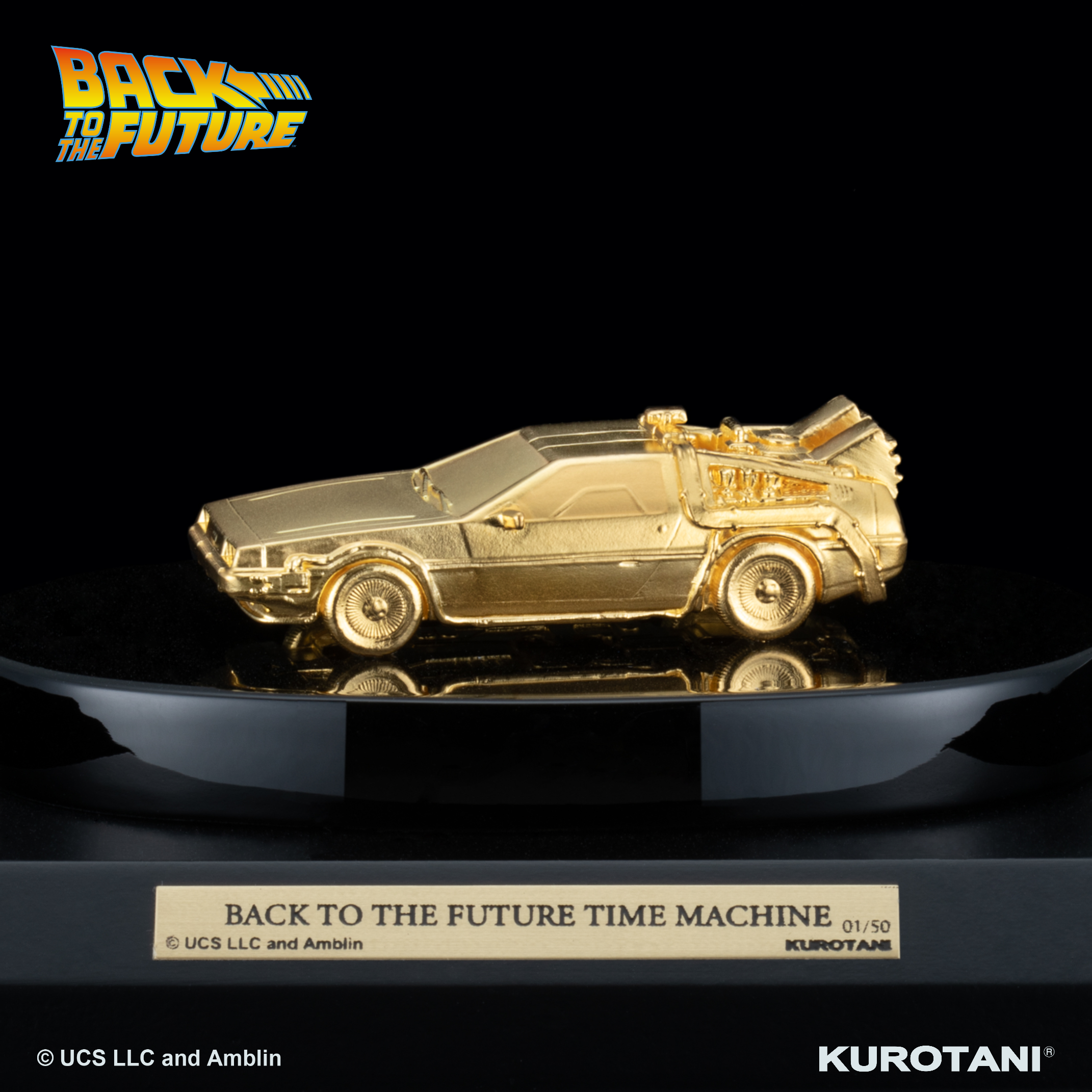 純金 　バック・トゥ・ザ・フューチャー　タイムマシーン(小)【限定50点】