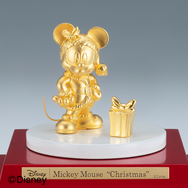 純金 ミッキーマウス「クリスマス」